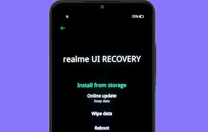 Cara Keluar Dari Recovery Mode Realme
